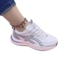 Ankela Red ultra-light running shoes for women's shoes in the spring and autumn of 2025, featuring a new style of fashionable casual sports shoes with leather surface Item Picture